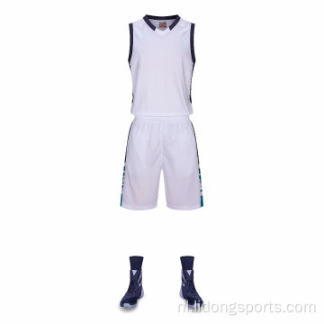 Basketbaluniform set aangepaste basketbalteam jersey